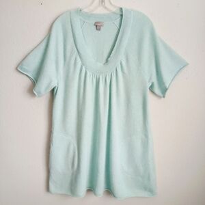 J. Jill Mint Cashmere Sweater Size 1X